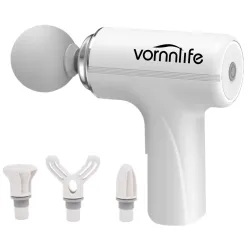 Massage Gun for Pain Relief, Deep Tissue, 6 Speeds & 4 Massage Heads, Cordless