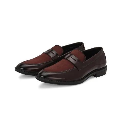 Image of Massari Men's PU Leather Moccasin Formal Shoes
