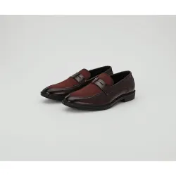 Massari Mens PU Leather Moccasin Formal Shoes