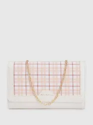 Mast & Harbour Casual White Clutch