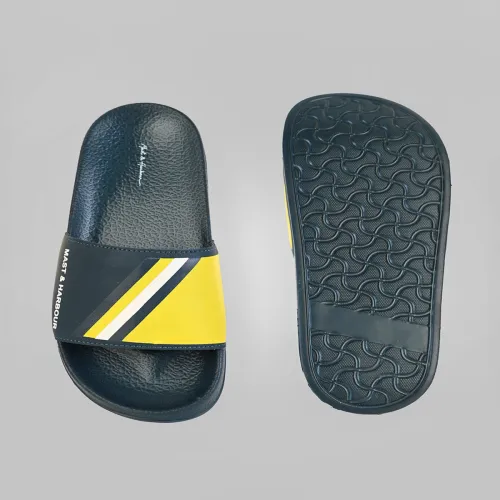 Image of Mast & Harbour Men Colourblocked Sliders