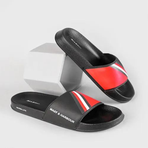 Image of Mast & Harbour Men Colourblocked Sliders