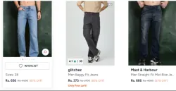 Mast & Harbour Mens Jeans Upto 87% Discount
