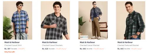 Image of mast harbour men shirt Minimum 70% Discount