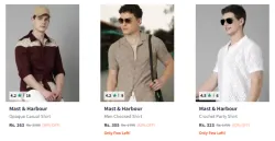 mast harbour men shirt Minimum 80% Discount