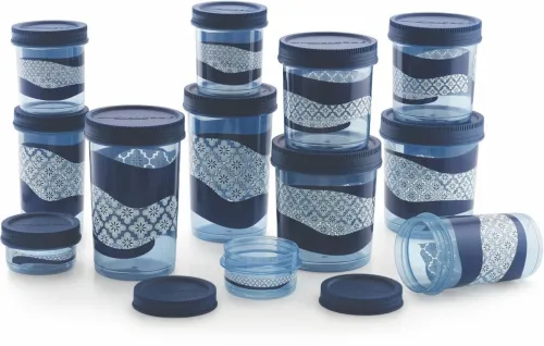 Image of MASTER COOK Polypropylene Grocery Container 9650ml (Pack of 12)