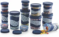 MASTER COOK Polypropylene Grocery Container 9650ml (Pack of 12)