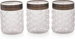 MASTER COOK Plastic Utility Container - 600 ml (Pack of 3, Clear)