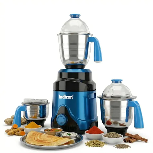 Image of MasterChef 1200 Watts Mixer Grinder 3 Jars for Dry Wet Grinding Blending & Juicing | 