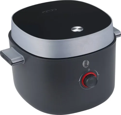 Image of MasterChef Kitchen King Pro Electric Rice Cooker – 2L, Black