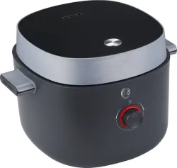 MasterChef Kitchen King Pro Electric Rice Cooker – 2L, Black