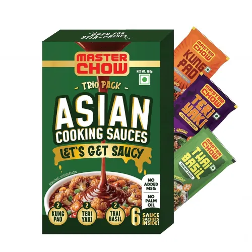 Image of MasterChow Asian Cooking Sauces Trio Pack (Pack of 6)