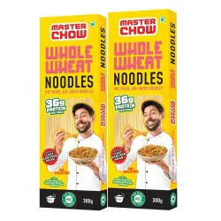MasterChow Whole Wheat Noodles, 600gms Pack of 2