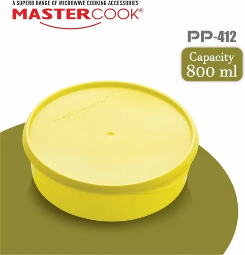 Image of MASTER COOK Polypropylene Utility Container - 800 ml (Yellow)