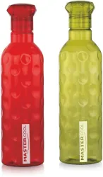 Mastercool Polka 1000 ml PET Bottle (Pack of 2, Multicolor)