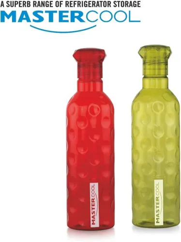 Image of Mastercool Polka 1000 ml PET Bottle (Pack of 2, Multicolor)