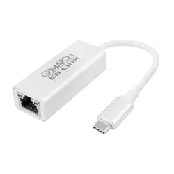 USB Type-C to RJ45 Ethernet Adapter, 2.5Gbps, Plug & Play USB 3.0