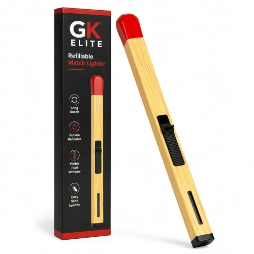 Image of Matchstick Design Long Handle Multipurpose Gas Stove Lighter