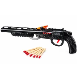 Matchstick Toy Gun for Kids – No Bullets Required