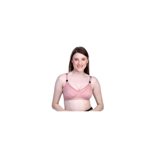 Image of Maternity Nursing Bra Cotton for Women Soft Comfortable Feeding Bra with Easy