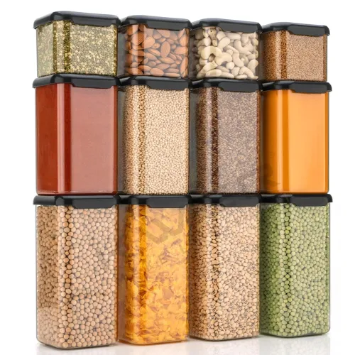 Image of MATIC HOUSEWARE Air Tight Containers Storage Set For Kitchen, Storage Box and Organiser, Kitchen Accessories Items, Pant