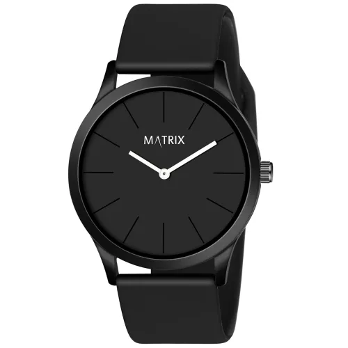 Image of Matrix Minimalist Dial with Softest Silicone Strap Analog Wrist Watch