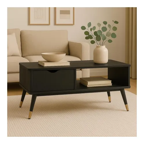 Image of MATTERHORN Silque Engineered Wood Coffee Table 