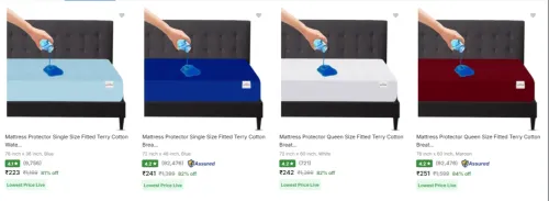 Image of Mattress Protectors Upto 84% Discount