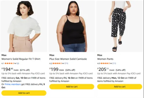 Image of Max at minimum 50% Discount