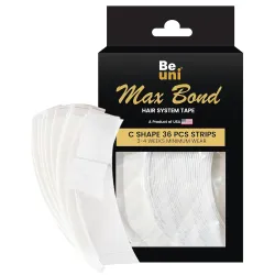Max Bond Hair Patch Tape for Men | Strong Hold 2–4 Weeks | No Shine Wig Tape for Men | Waterproof, Skin Safe Medical Grade Adhesive | 36 Strips