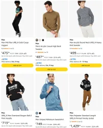 Max Mens Clothing up to 65% Discount