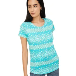 Max Women Cotton Blend Solid Regular Fit T-Shirt
