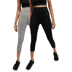 Max Womens Solid Regular Fit Capri (Pack of 2)