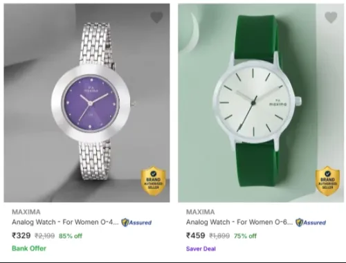 Image of Maxima Analog Watch Upto 85% Discount