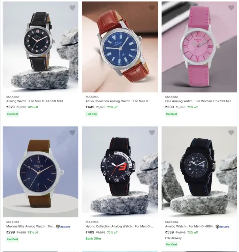 Image of Maxima Brand Watches @ Minimum 70% Discount