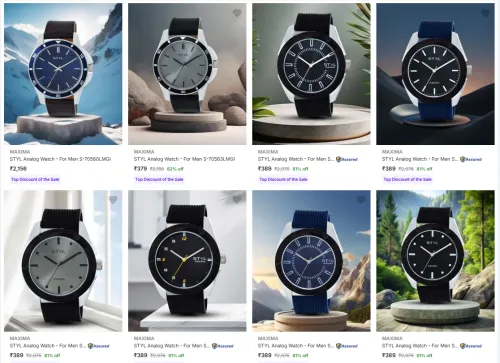Image of Maxima Men's Watches @ Minimum 80% Off