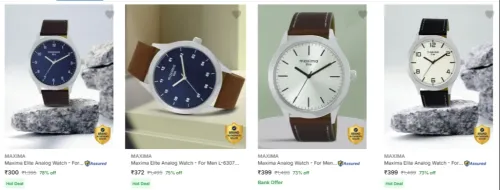 Image of Maxima Men's Watches upto 78% discount 