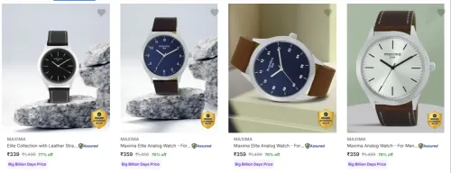 Image of MAXIMA Men's Wrist Watches at minimum 70% Discount