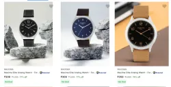 Maxima Mens Wrist Watches upto 77% Discount