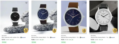 Image of Maxima Men's Wrist Watches upto 81% Discount