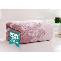 MAXOSHINE Extra Large Size Towels for Bath-Super Soft Jumbo Bath Towels
