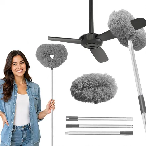 Image of Maxoshine Fan Cleaning Mop with Long Rod