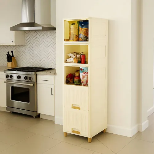 Image of Maxtid 5-Layer White Modular Drawer