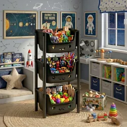 MAXTID Multi layer Drawer Cabinet for Bathroom Storage Plastic Free Standing Cabinet (Finish Color - Brown, Door Type- F