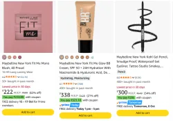 Maybelline Beauty Products at up to 63% Discount