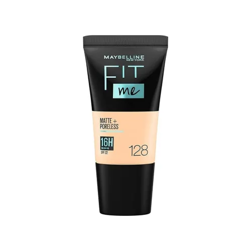 Image of Maybelline Fit Me Matte Foundation 128 Warm Nude, 18 ml