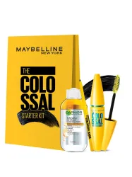 Maybelline Garnier Mascara Kajal Micellar Cleansing Set