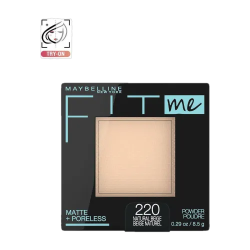 Image of MAYBELLINE NEW YORK Matte Poreless Powder Compact (Natural Beige, 8.5 g)