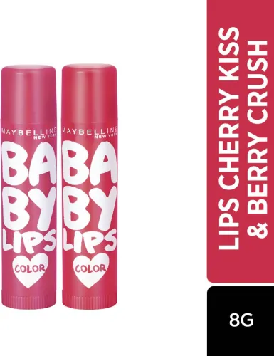 Image of Maybelline New York Baby Lips Tinted Lip Balm (Pack of 2)