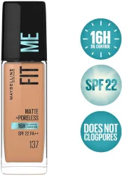 MAYBELLINE NEW YORK Fit Me Matte+Poreless Liquid Foundation
